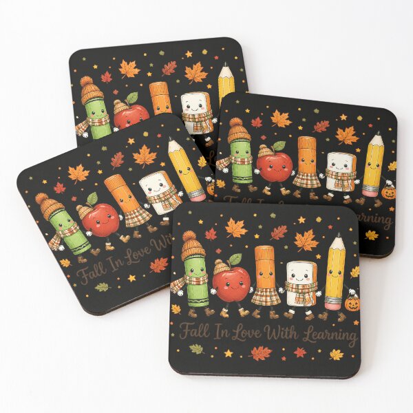 Item preview, Fall In Love With Learning Cute Teacher Autumn School Supplies designed and sold by Zizo-DR44.