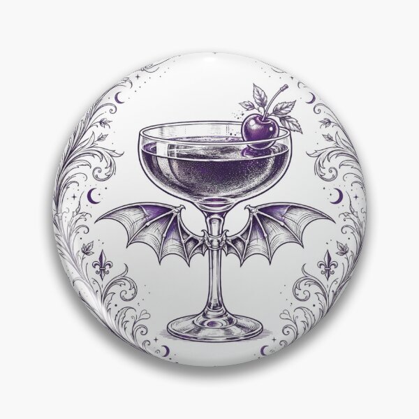 Artikelvorschau, Gothic Cocktail Dark Aesthetic Shirt entworfen und verkauft von SearchNSips.