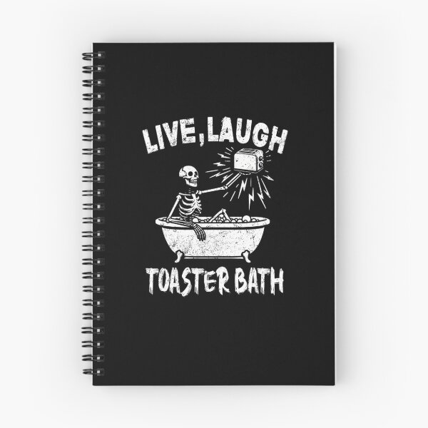 Item preview, Live Laugh Toaster Bath Skeleton  designed and sold by schuezaahrt.