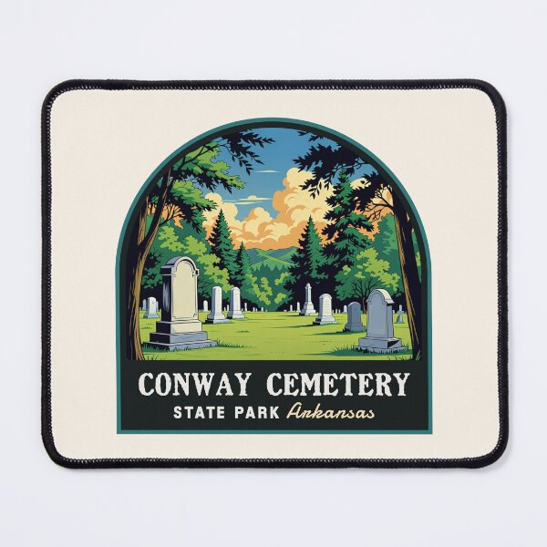 Item preview, Conway Cemetery State Park (Arkansas), USA designed and sold by PinkandP.
