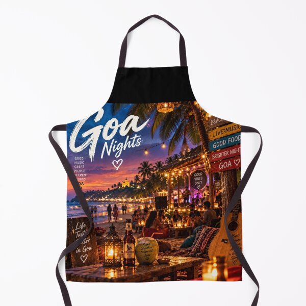 Item preview, Goa Nights — Beach Shacks Live Music Good Vibes designed and sold by Goanheartprints.