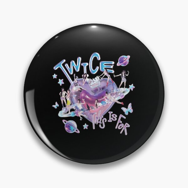 Item preview, TWICE K-Pop Space Heart Fan  designed and sold by AbigailP792708.