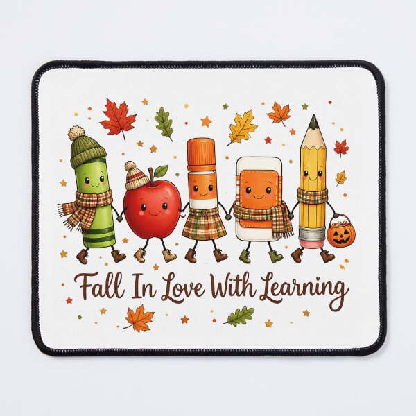 Item preview, Fall In Love With Learning Cute Fall Teacher Classroom Apple Pencil designed and sold by Zizo-DR44.