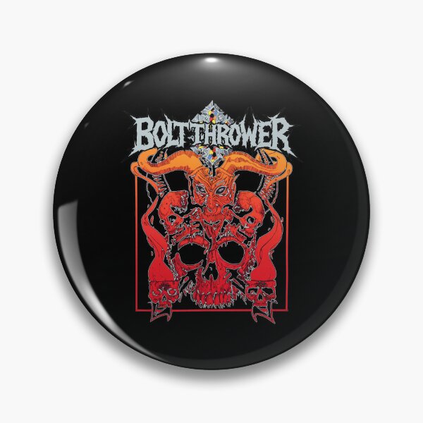 Item preview, Bolt Thrower Demonic Skull Flame Art designed and sold by Kristaeeneycvb.
