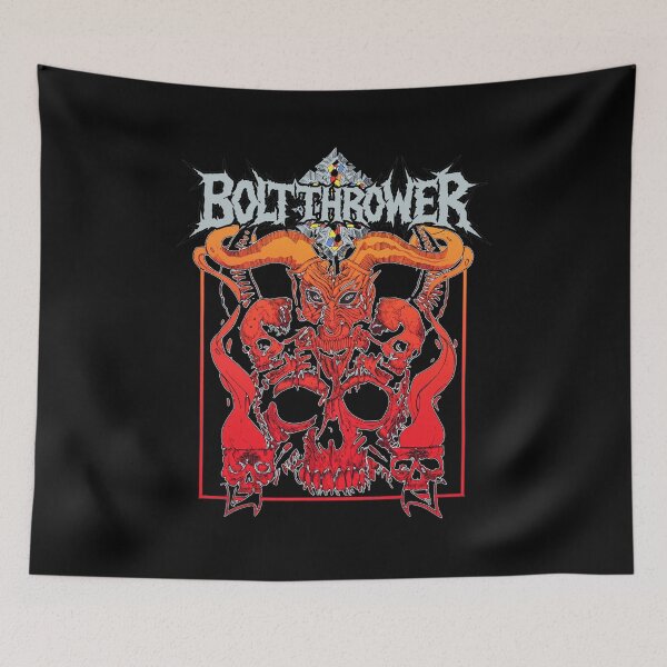 Item preview, Bolt Thrower Demonic Skull Flame Art designed and sold by Kristaeeneycvb.