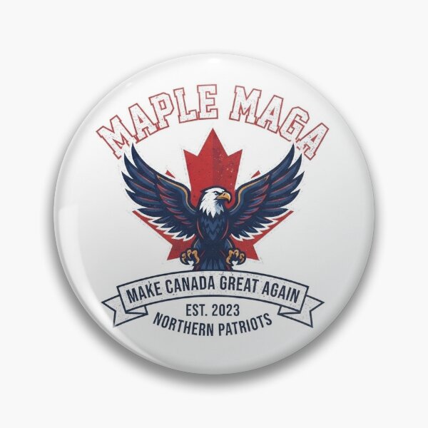 Item preview, Maple MAGA Patriotic Canadian Maple Leaf & Bald Eagle designed and sold by Maple Maga Mama.