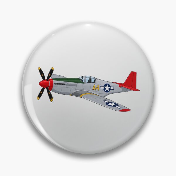 Item preview, red tail mustang tuskeegee airmen designed and sold by PilotandPlane.