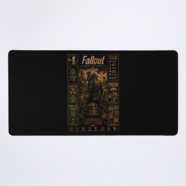 Item preview, Fallout Retro Apocalypse Survival Poster Design designed and sold by PrestonChild.