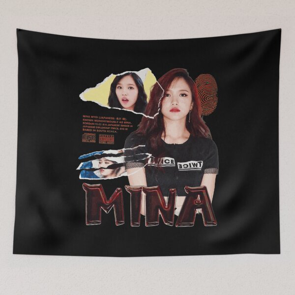 Item preview, TWICE Mina Retro Vintage K-Pop Fan Tee designed and sold by KaylaRob311870.
