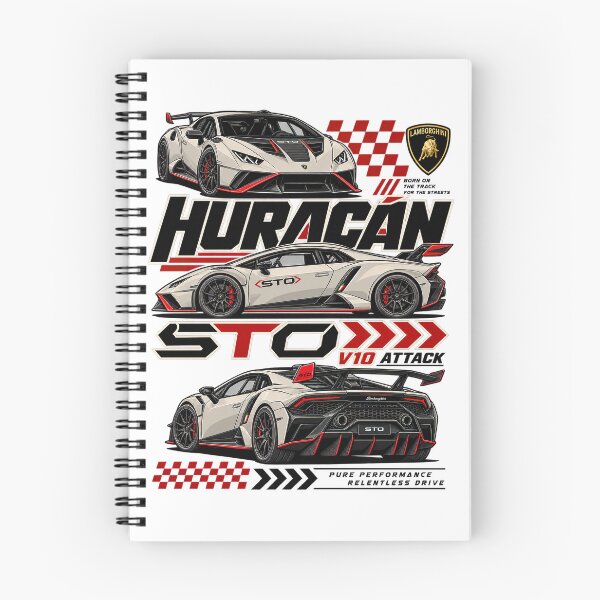 Item preview, Lamborghini Huracan STO, V10 Attack Supercar Racing designed and sold by graphic-genie.