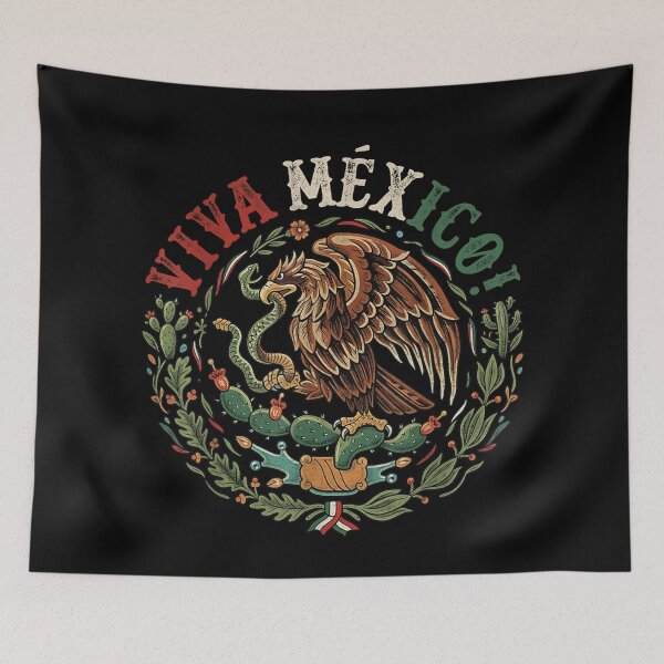Item preview, Viva Mexico Mexican Independence Day Mexico Flag Emblem Men designed and sold by SuziLope.