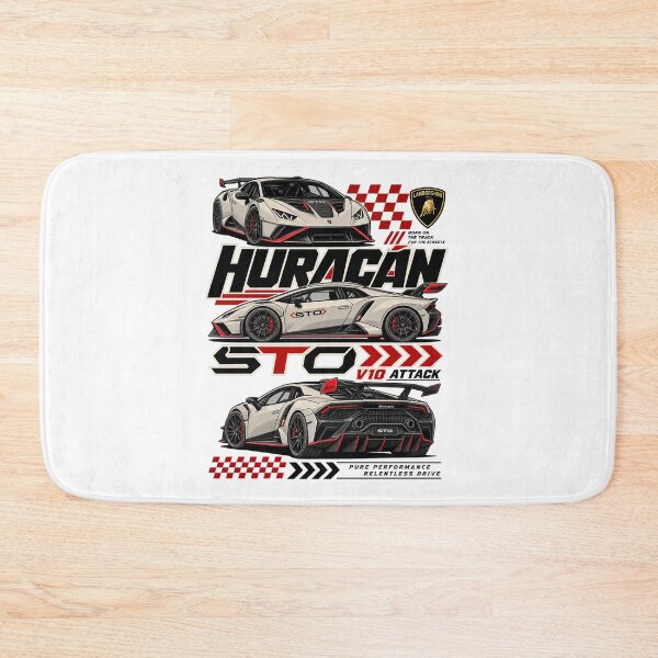 Item preview, Lamborghini Huracan STO, V10 Attack Supercar Racing designed and sold by graphic-genie.