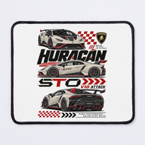 Item preview, Lamborghini Huracan STO, V10 Attack Supercar Racing designed and sold by graphic-genie.