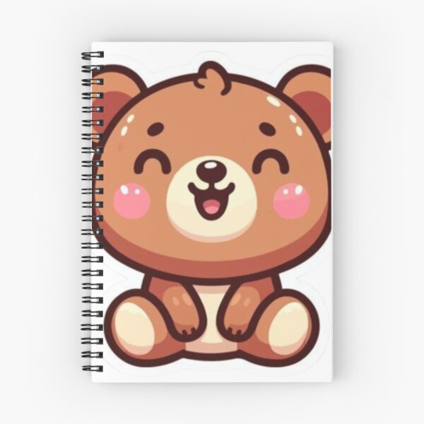Item preview, Cute Kawaii Brown Bear Sticker – Adorable Cozy Bear designed and sold by Shree shyam khatu ji.