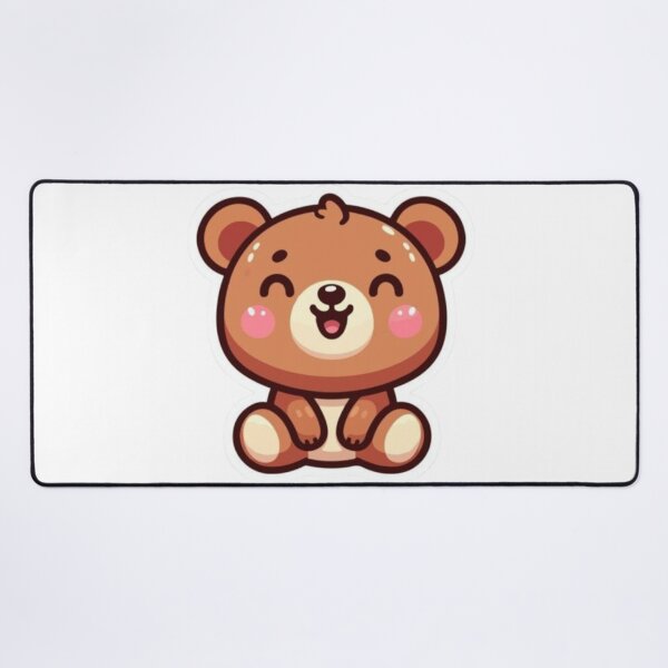 Item preview, Cute Kawaii Brown Bear Sticker – Adorable Cozy Bear designed and sold by Shree shyam khatu ji.