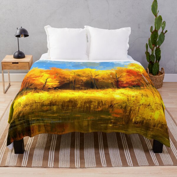 Item preview, Golden and Orange Autumn Trees With Lake Reflection designed and sold by DEC02.