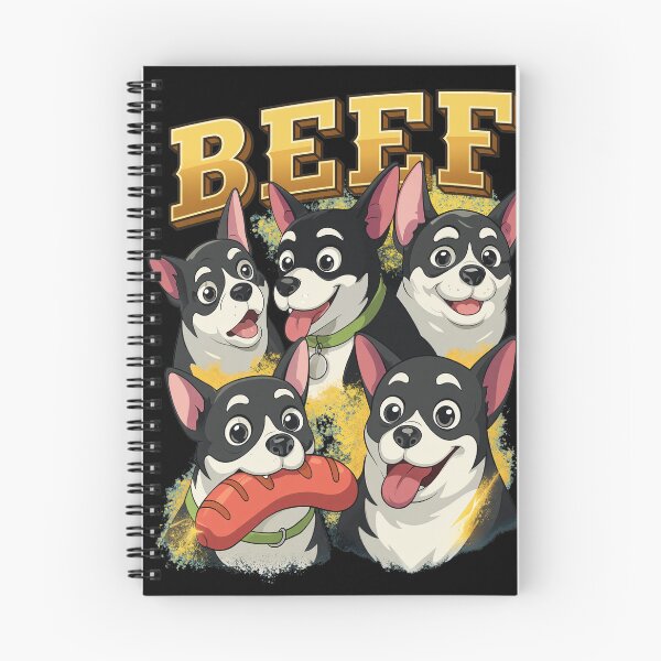 Item preview, Funny Five Chihuahuas Beef Hot Dog Cartoon Art designed and sold by Kristaeeneycvb.