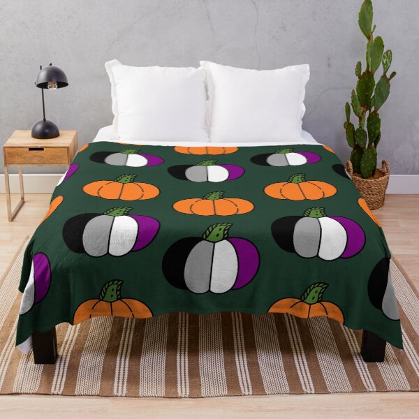 Item preview, Asexual Halloween Pumpkin Pattern | LGBTQ+ Pride designed and sold by Cannaxes Studio.