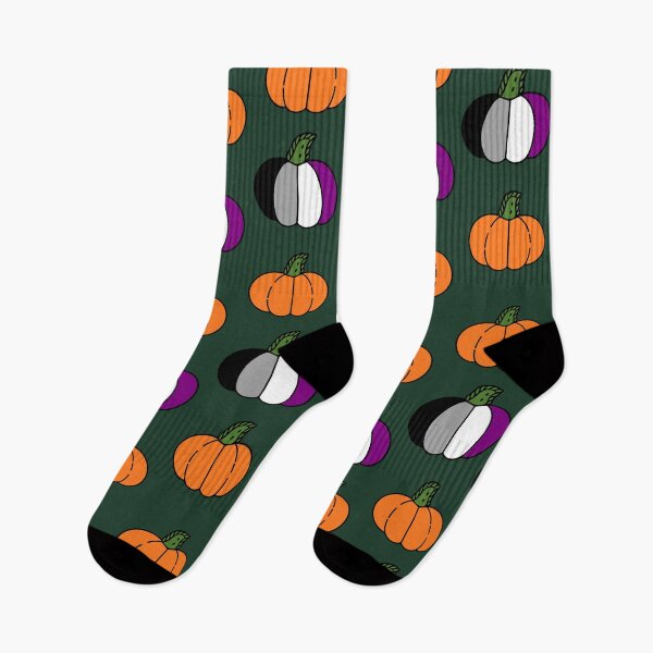 Item preview, Asexual Halloween Pumpkin Pattern | LGBTQ+ Pride designed and sold by Cannaxes Studio.