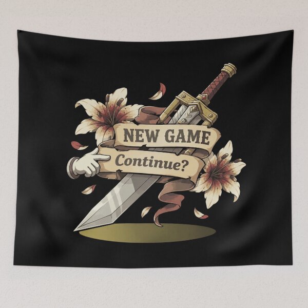 Item preview, New Game Continue designed and sold by cjanie93jo.