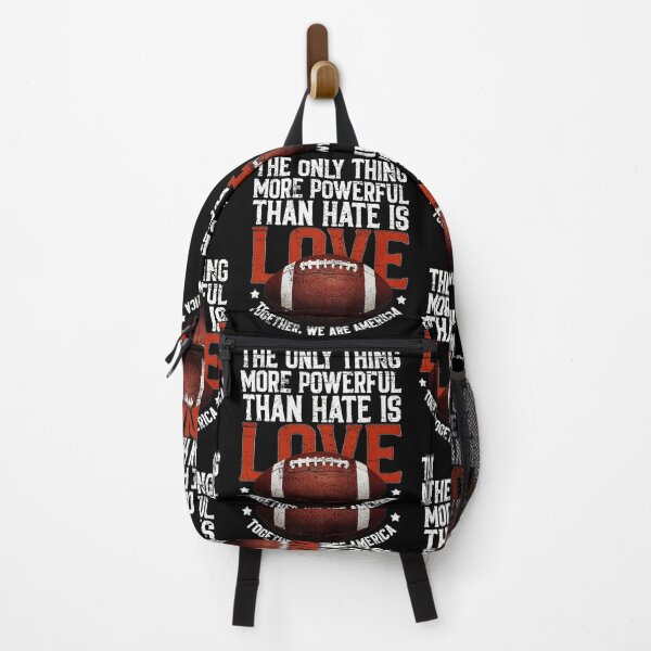 Item preview, The Only Thing More Powerful Than Hate Is Love Football Together We Are America designed and sold by RuthLangmoreSH.
