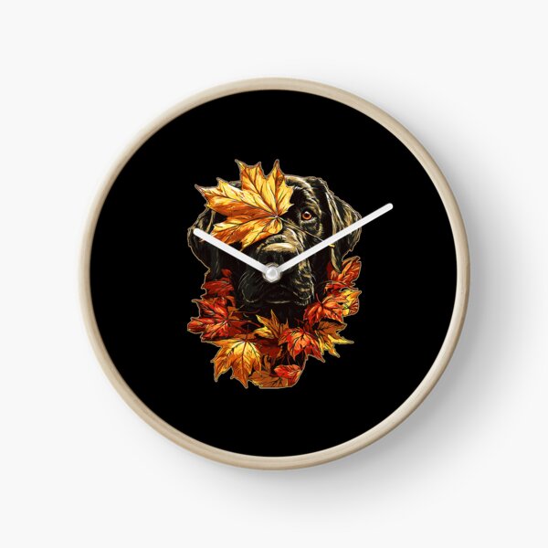 Item preview, Fall Black Labrador with Maple Leaves Cute Autumn Dog Premium Tri-Blend designed and sold by DienesAngele.