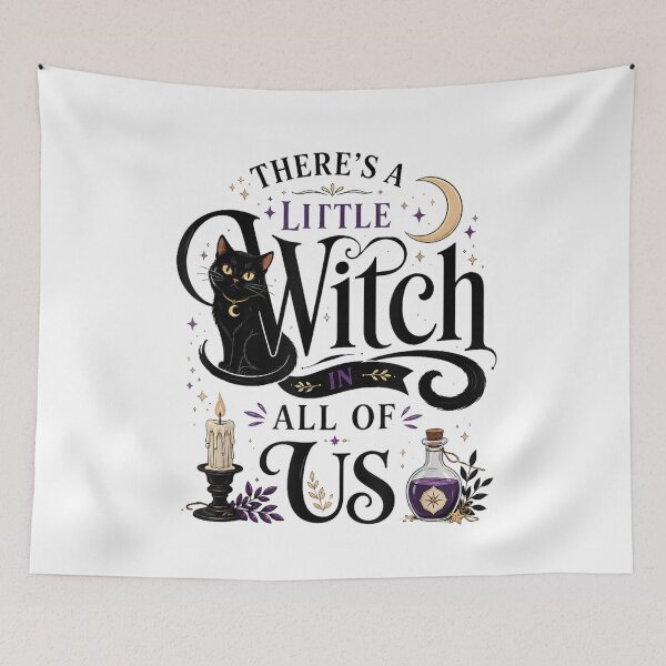 Item preview, There's A Little Witch in All of Us Halloween Spooky Season designed and sold by SuziLope.