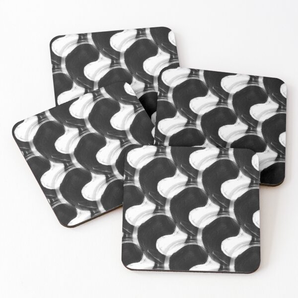 Item preview, Retro Circular Pattern in Black and White designed and sold by Artistestella.