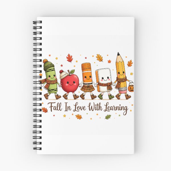 Item preview, Fall In Love With Learning Autumn Teacher Cute School Supplies Gift designed and sold by Zizo-DR44.