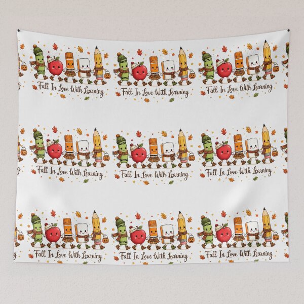 Item preview, Fall In Love With Learning Autumn Teacher Cute School Supplies Gift designed and sold by Zizo-DR44.