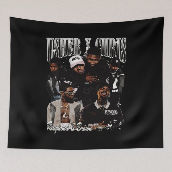 Item preview, Usher Y Chris Raymond & Brown Vintage Rap Tee designed and sold by MadisonL396064.