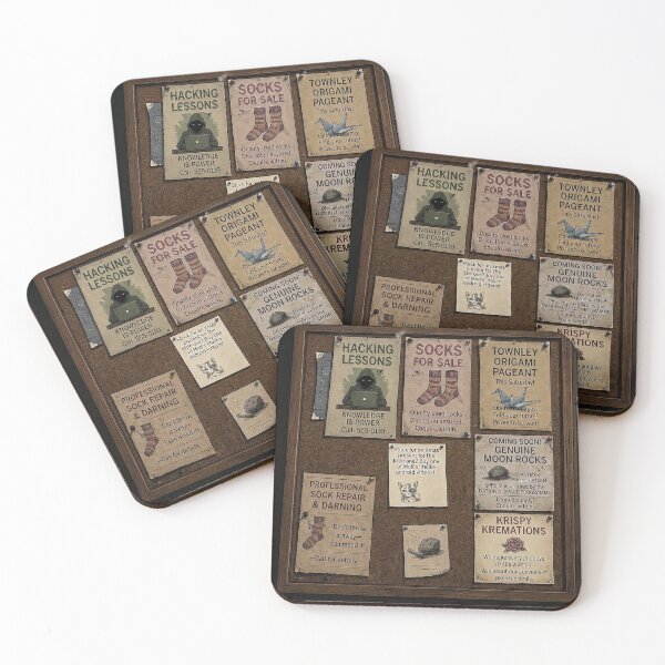 Item preview, Epilogue Agog Scene: Townley Community Noticeboard Panel designed and sold by axp7884.