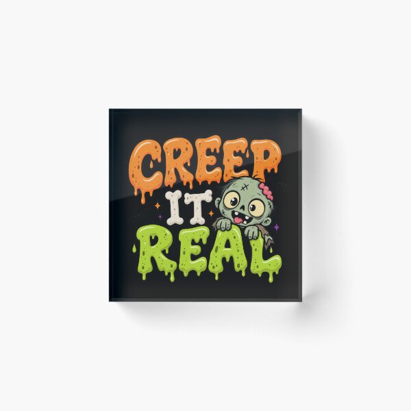 Item preview, Creep It Real Cute Zombie Halloween designed and sold by ParfaitPrints.