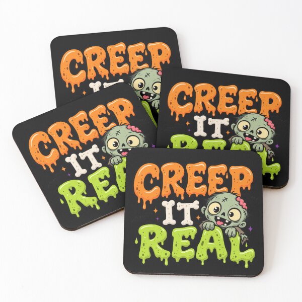 Item preview, Creep It Real Cute Zombie Halloween designed and sold by ParfaitPrints.
