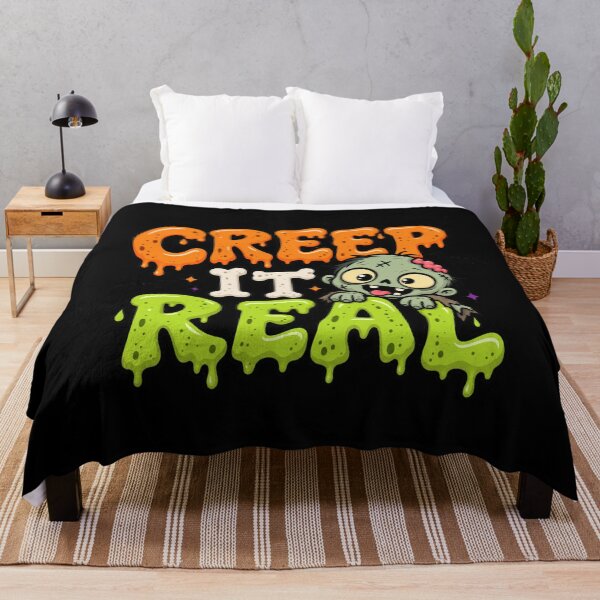 Item preview, Creep It Real Cute Zombie Halloween designed and sold by ParfaitPrints.