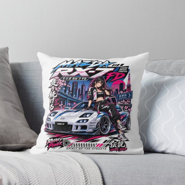 Item preview, Mazda RX7, FD Rotary Power JDM Drift Racing Car Shirt designed and sold by graphic-genie.