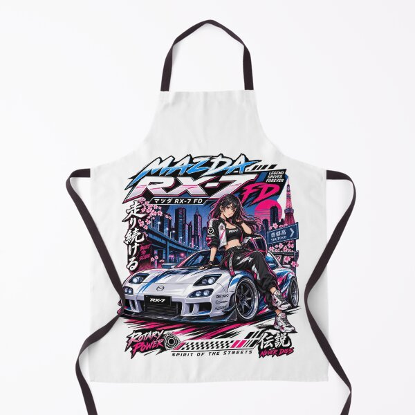 Item preview, Mazda RX7, FD Rotary Power JDM Drift Racing Car Shirt designed and sold by graphic-genie.