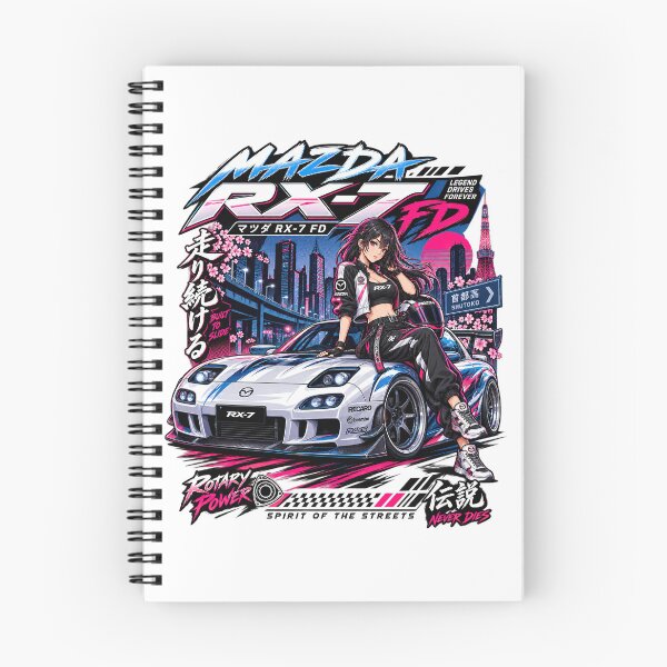 Item preview, Mazda RX7, FD Rotary Power JDM Drift Racing Car Shirt designed and sold by graphic-genie.