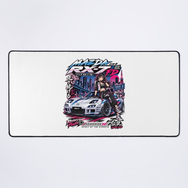 Item preview, Mazda RX7, FD Rotary Power JDM Drift Racing Car Shirt designed and sold by graphic-genie.