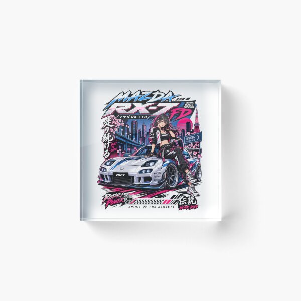 Item preview, Mazda RX7, FD Rotary Power JDM Drift Racing Car Shirt designed and sold by graphic-genie.
