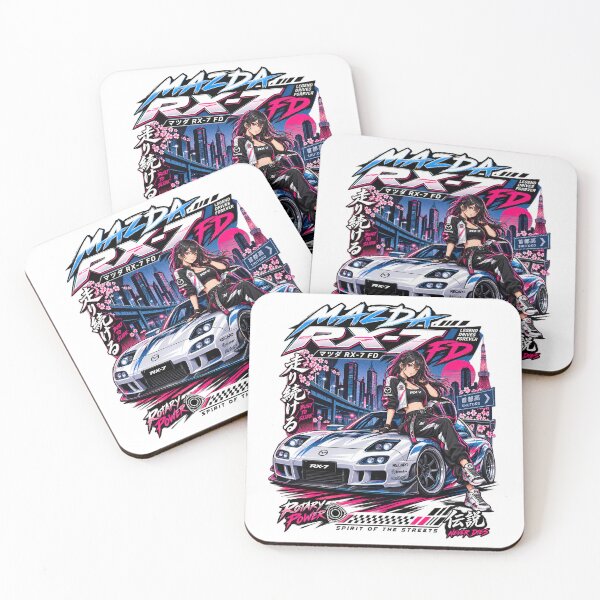 Item preview, Mazda RX7, FD Rotary Power JDM Drift Racing Car Shirt designed and sold by graphic-genie.