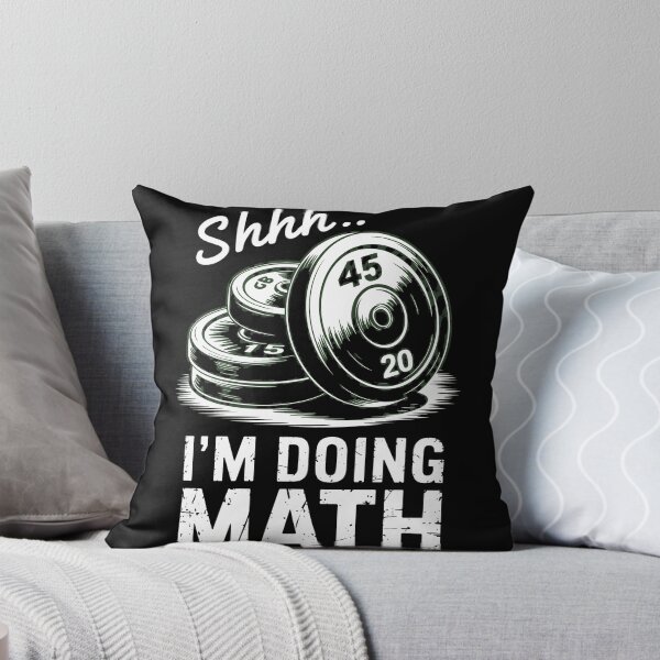 Item preview, Shhh I'm Doing Math Weightlifting designed and sold by SketchyCrew.