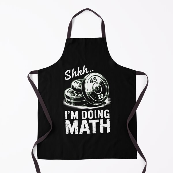 Item preview, Shhh I'm Doing Math Weightlifting designed and sold by SketchyCrew.
