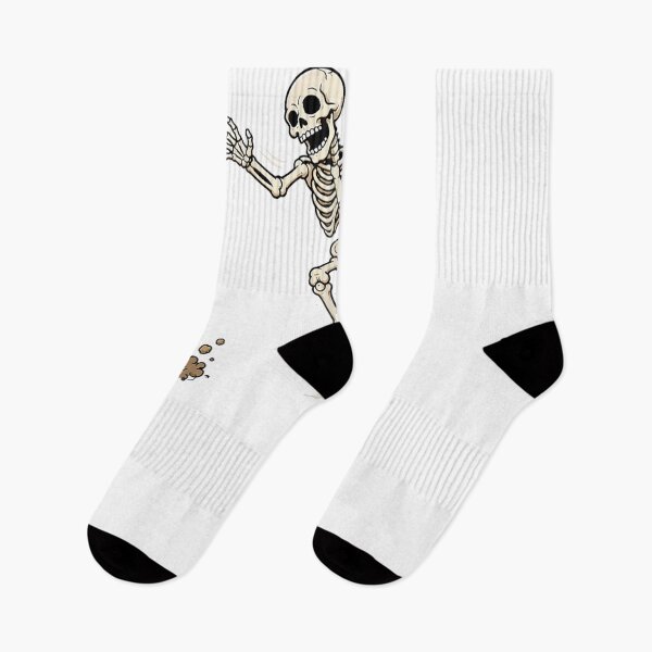 Item preview, Funny Goldendoodle Dog Stealing Bone from Skeleton Halloween designed and sold by SuziLope.