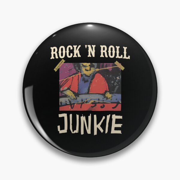 Item preview, Rock 'n Roll Junkie Retro Music Art designed and sold by Kristaeeneycvb.