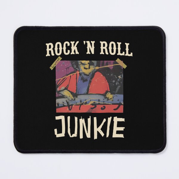 Item preview, Rock 'n Roll Junkie Retro Music Art designed and sold by Kristaeeneycvb.