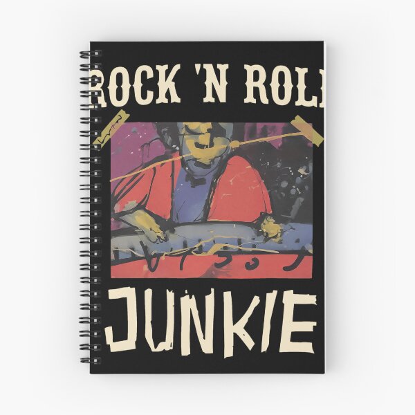 Item preview, Rock 'n Roll Junkie Retro Music Art designed and sold by Kristaeeneycvb.