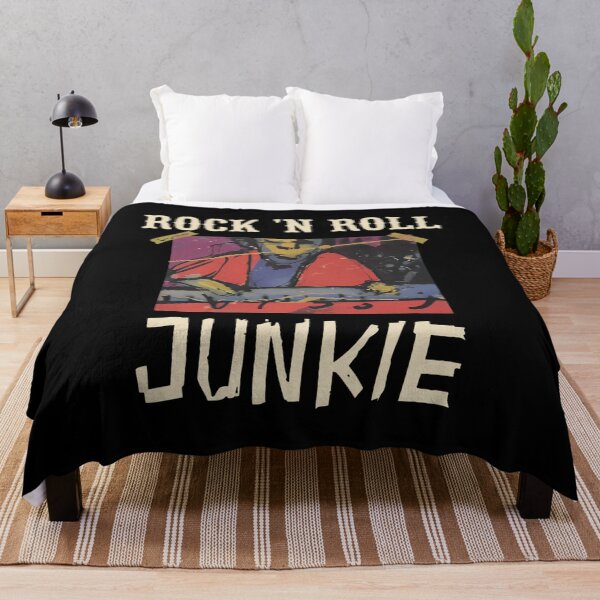 Item preview, Rock 'n Roll Junkie Retro Music Art designed and sold by Kristaeeneycvb.