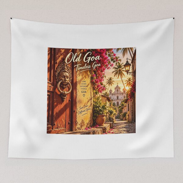 Item preview, Old Goa Timeless Goa — Same Doors Different Stories designed and sold by Goanheartprints.