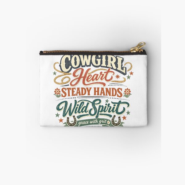 Item preview, Cowgirl Heart Steady Hands Wild Spirit Grace With Grit Western Art Design designed and sold by inkoutninja.